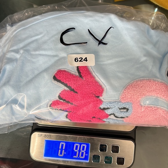 NWT RAW OWN THE NOW MENS GRAPHIC PATCH BLUE PINK MENS 2 POCKET SOFT TOUCH SHORTS - Picture 8 of 8